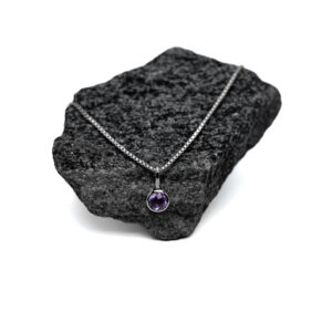 February Birthstone Amethyst Necklace